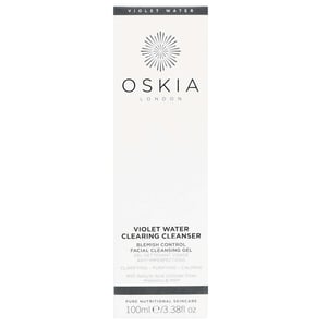 Oskia Violet Water Blemish Control Cleansing Gel for Clear Skin