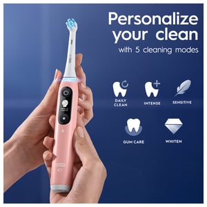 Oral-B iO 6 Pink Electric Toothbrush - Advanced Oral Care Solution - 600 grams
