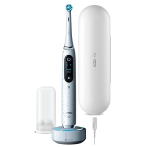 Oral-B iO 10 Stardust White Electric Toothbrush with Travel Case