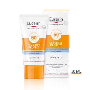 Eucerin Sun Sensitive Protect Face Cream SPF50+ for Sensitive Skin