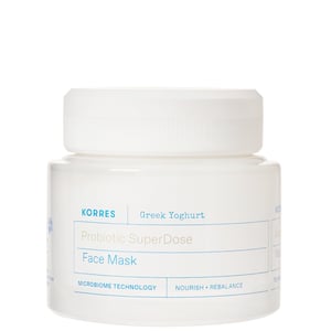 KORRES Greek Yoghurt Probiotic SuperDose Face Mask 100ml for Radiant Skin