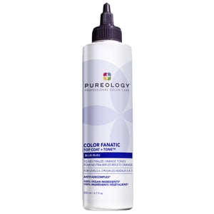 Pureology Color Fanatic Top Coat + Tone Blue for Brassy Hair