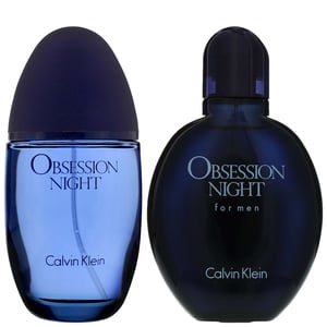 Calvin Klein Obsession Night Duo: Women's Eau de Parfum 100ml & Men's Eau de Toilette 125ml
