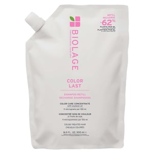 Biolage ColorLast Low-pH Shampoo Refill for Coloured Hair, 500ml, with Soybean Oil Colour-Care