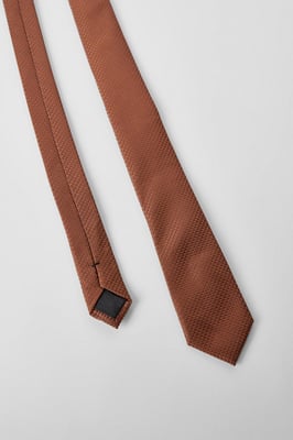 Rust Textured Tie