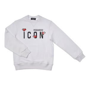 Icon DQ2033D0-09BDQ Girl's Crew Neck Sweatshirt