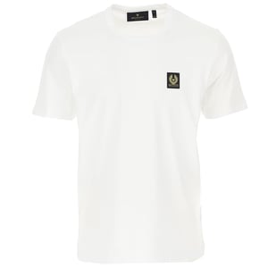 Belstaff Mens Cotton Logo T-shirt White