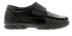 Dr Keller Texas Mens Leather Casual Shoes Black