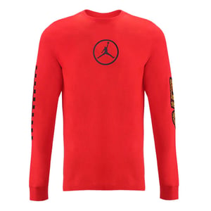 Nike Air Jordan Crew Neck långärmad röd herrtröja CV3000 673