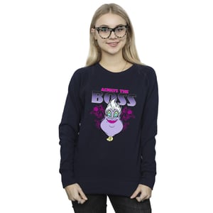 Disney Womens/Ladies The Little Mermaid Ursula Mum Is The Boss Sweatshirt (Navy Blue)