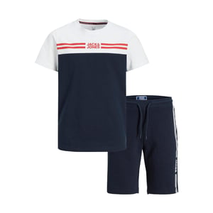 Jack & Jones Junior Logo Tee & Shorts 2Pk Set