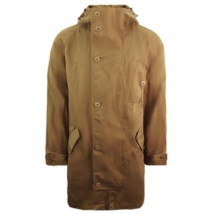 Lacoste Twill Heren Bruin Parka Jas