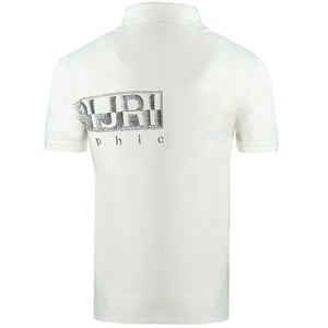 Napapijri Ellar Large Brand Logo White Polo Shirt
