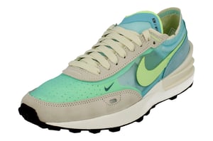 Nike Dames Waffle One Blauwe Sneakers