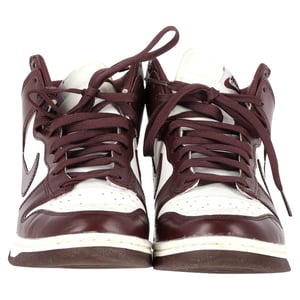 Nike Dunk High Burgundy Crush Sneakers in Burgundy Leather