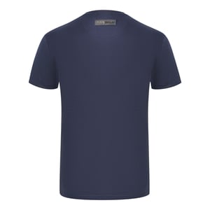 Plein Sport Tigerhead Bold Logo Navy Blue T-Shirt