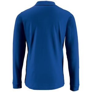 SOLS Heren Perfecte Lange Mouw Pique Polo Shirt (Koningsblauw)