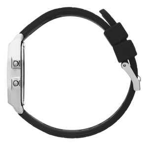 Ice Watch Ice Digit Retro - Black Silver Dames Horloge Zwart 022063