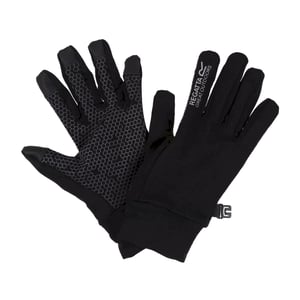 Regatta Lichtgewicht kinderhandschoenen Grippy II (Zwart/Donkergrijs)