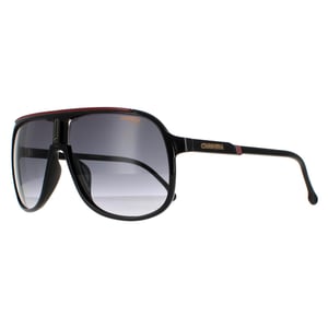 Carrera Aviator Mens Black Red Dark Grey Gradient 1047/S