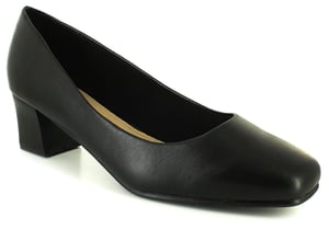 New Womens/Ladies Wide Fitting Court Shoes.(4.5Cm Heel)