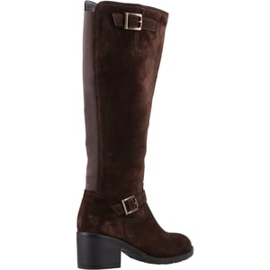 Hush Puppies Heidi Leather Damstövlar i brun mocka