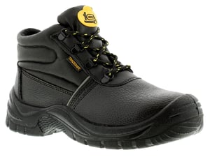 New Mens/Gents Black Tradesafe Cuba Hi Lace Ups Work Boots