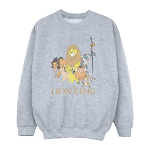 Disney Meisjes The Lion King Groep Sweatshirt (Sportgrijs)