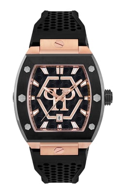Philipp Plein The Hexagon Phantom Heren Horloge Zwart PWPUA0124