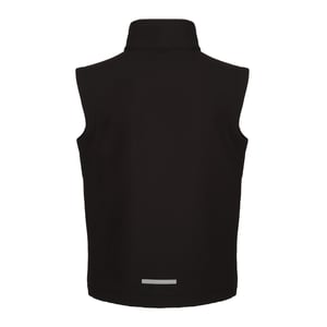 Regatta Kinder/Kids Ablaze Softshell Reflecterend Gilet (Zwart)