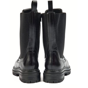 Pod Polly Leather/Textile Women's Black Boots
