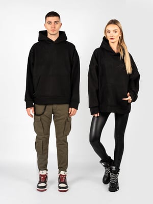 La Haine Inside Us Sweatshirt Unisex-LM054 Dam Svart