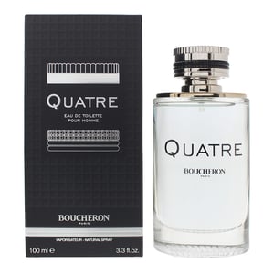 Boucheron Quatre Pour Homme Eau de Toilette 100ml Spray For Him