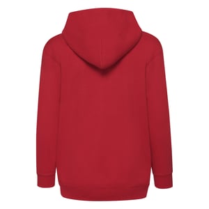 Fruit of the Loom Barn/Kids Classic Hooded Jacka (Röd)