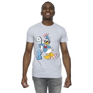 Disney Mens Donald Duck Cool T-Shirt (Sports Grey)