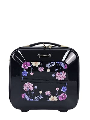 Hard Shell Black Luggage Cosmetic Bag