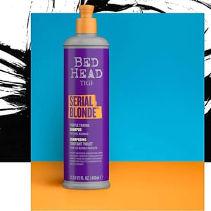 Tigi Serial Blonde Shampoo for Damaged Blonde-Hair 400ml 2pk