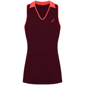 Asics Logo Womens Burgundy Padel Vest