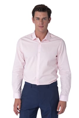 Harry Brown Theo Light Pink Cotton Shirt