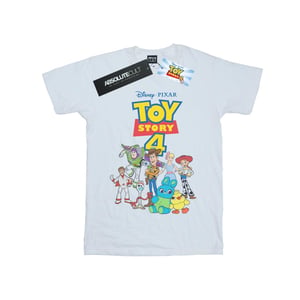 Disney Mens Toy Story 4 Crew T-Shirt (White)