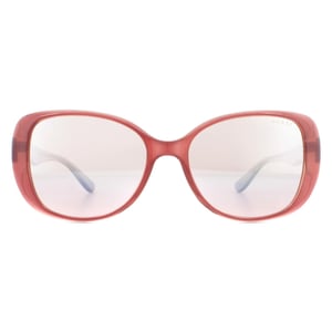 Guess Square Womens Pink Pink Brown Gradient Sunglasses
