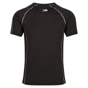 Regatta Heren Pro Base Layer Top met korte mouwen (Zwart)