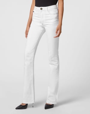 Jeans Flare Fit Skull