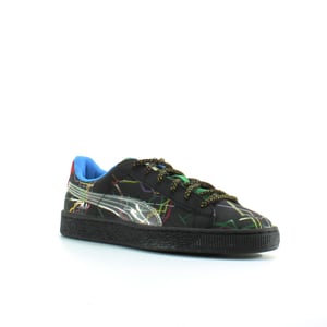 Puma Basket x Dee & Ricky Svart Läder Herrar Snörning Träningsskor 361498 01