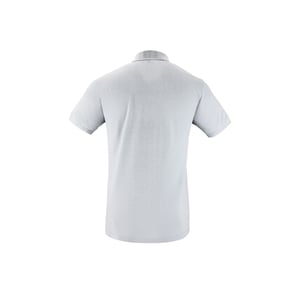 SOLS Heren Perfect Pique Korte Mouw Poloshirt (Puur Grijs)