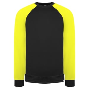 Dickies Tweekleurige Heren Zwart/Geel Sweater