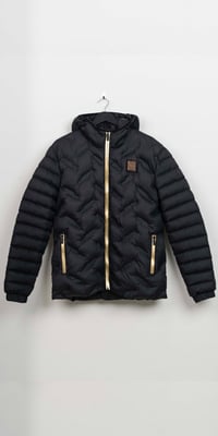 D Rock Mens Quilted Puffer Jacket With Hooded Padded