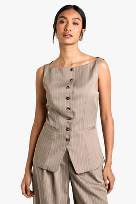 Tailored Pinstripe Waistcoat