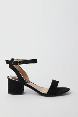 Tommi Barely There Mid Block Heel Sandals