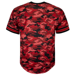 Mitchell & Ness Camo Mesh Team Colour Chicago Bulls Heren T-shirt